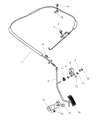 Chrysler Sebring Accelerator Cable Diagram - MR297586