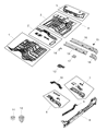 Ram 5500 Front Cross-Member Diagram - 55372357AA