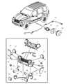 Jeep Liberty Fog Light Diagram - 55156923AC