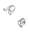 Dodge Intrepid Horn Diagram - 4760944AB