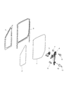Dodge Sprinter 2500 Window Regulator Diagram - 68010110AA