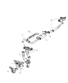 Chrysler Pacifica Tail Pipe Diagram - 68038111AA