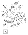 Dodge Intrepid ABS Control Module Diagram - 5102271AA