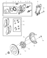 Dodge Durango Brake Caliper Diagram - 68002703AA