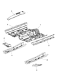 Jeep Compass Floor Pan Diagram - 5183908AC