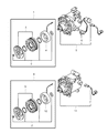 Chrysler Sebring A/C Compressor Diagram - MR500324