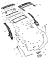 Chrysler Sebring Convertible Top Motor Diagram - 68028392AA