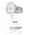 Ram Automatic Transmission Filter Diagram - 5179267AD