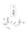 2020 Chrysler Voyager Cup Holder Diagram - 5RU161L5AF