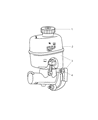 2005 Jeep Liberty Brake Master Cylinder Diagram - 5072526AB