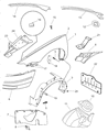 Dodge Intrepid Fender Diagram - 4580599