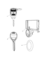 Dodge Ram 2500 Transmitter Diagram - 5026219AG