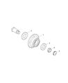 Ram Lug Nuts Diagram - 6509738AA