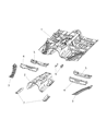 2020 Dodge Challenger Floor Pan Diagram - 68174051AE