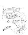 Chrysler PT Cruiser Intake Manifold Diagram - 4777866AD