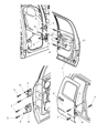 2004 Dodge Ram 3500 Door Hinge Diagram - 55276417AA