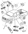 Dodge Ram 2500 Door Lock Switch Diagram - ZA05XZAAA