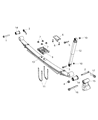 Ram Leaf Spring Diagram - 68106104AA