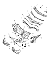 Chrysler Dash Panels Diagram - 5096677AA