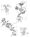 1997 Dodge Dakota ABS Control Module Diagram - 56028369AB