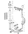 Jeep Axle Pivot Bushing Diagram - 52088746AA