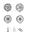 Jeep Commander Spare Wheel Diagram - 1FH09PAKAA