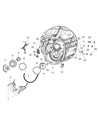 Jeep Gladiator Control Arm Bushing Diagram - 68331199AA