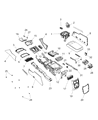 Chrysler 300 Center Console Base Diagram - 68270656AB