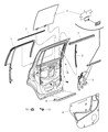 Dodge Durango Window Regulator Diagram - 55362209AB