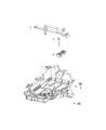 Chrysler Voyager Battery Tray Diagram - 68271681AD