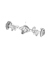 2023 Ram 1500 Classic Axle Shaft Diagram - 68334757AG