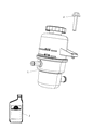 2006 Chrysler Town & Country Power Steering Pump Diagram - 5166226AA