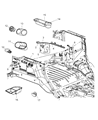 Jeep Commander Cup Holder Diagram - 1FX431J3AA