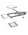 Ram C/V Sunroof Diagram - 68028578AA
