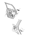 Jeep Grand Cherokee Door Latch Assembly Diagram - 55363474AC