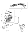 Chrysler Air Filter Box Diagram - 68413351AA