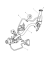 Chrysler PT Cruiser Power Steering Reservoir Diagram - 5273593AA