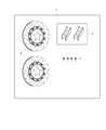 Dodge Dart Brake Disc Diagram - 68250192AA
