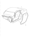 Dodge Viper Door Seal Diagram - 4763878AE