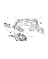 Chrysler PT Cruiser Engine Mount Diagram - 5273798AB