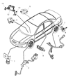 Dodge Avenger Yaw Sensor Diagram - 5033321AD
