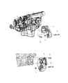 2008 Jeep Grand Cherokee Engine Mount Diagram - 52124579AA