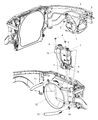 Dodge Ram 2500 Coolant Reservoir Diagram - 55056493AA
