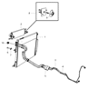 2014 Dodge Challenger Transmission Oil Cooler Hose Diagram - 55038164AD