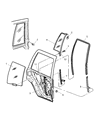 Jeep Window Regulator Diagram - 55363284AB
