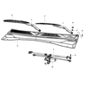 Jeep Wiper Arm Diagram - 68003936AB