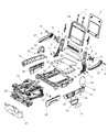 Dodge Armrest Diagram - 1LC021DVAA