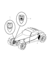 Chrysler Prowler Emblem Diagram - UW47VXTAA