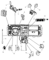 Jeep Wrangler Ignition Lock Assembly Diagram - 4565326