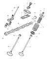 Dodge Rocker Arm Pivot Diagram - 5245336